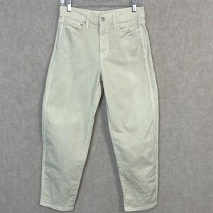 A.Y.R The Beat Barrel Leg Jeans in‎ Ecru Project Piece Read Description Size 25